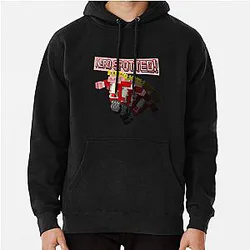 Technoblade Hoodies - Technoblade NERD SPOTTED Pin Button Pullover Hoodie RB0206
