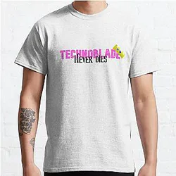Technoblade T-Shirts - Technoblade Never Dies! Classic T-Shirt RB0206