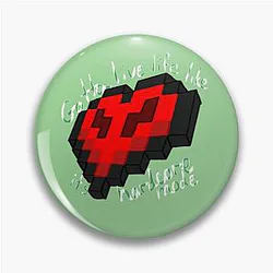 Philza Pins - Live like Hardcore Pin RB1106