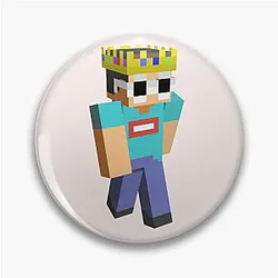 GeorgeNotFound Pins - GeorgeNotFound Glasses Funny Minecraft  Pin RB0906
