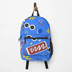 GeorgeNotFound Bags - Inspired bowling alley carpet design Backpack RB0906