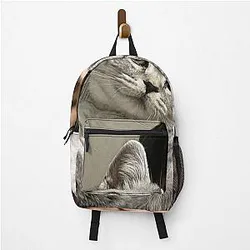 GeorgeNotFound Backpacks - GeorgeNotFound with his cat Backpack RB0906