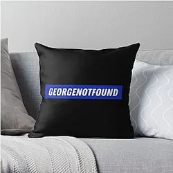 GeorgeNotFound Pillows - GeorgeNotFound Throw Pillow RB0906
