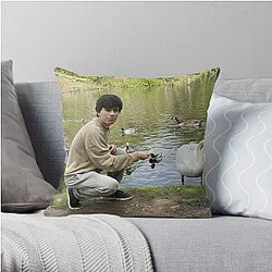 GeorgeNotFound Pillows - GeorgeNotFound Throw Pillow RB0906