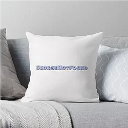 GeorgeNotFound Pillows - GeorgeNotFound Signature Gaming Throw Pillow RB0906