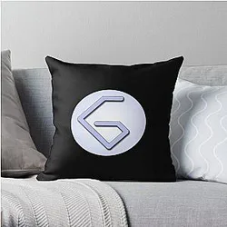 GeorgeNotFound Pillows - GeorgeNotFound Gaming Logo Throw Pillow RB0906