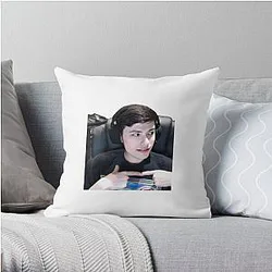 GeorgeNotFound Pillows - GeorgeNotFound  Throw Pillow RB0906