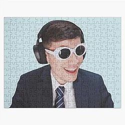 GeorgeNotFound Puzzles - GeorgeNotFound in Goggles  Jigsaw Puzzle RB0906
