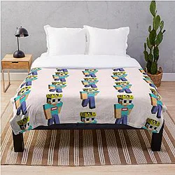 GeorgeNotFound Blankets - GeorgeNotFound Glasses Funny Minecraft  Throw Blanket RB0906