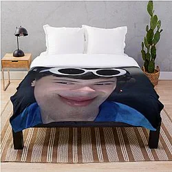 GeorgeNotFound Blankets - GeorgeNotFound Throw Blanket RB0906