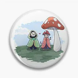 GeorgeNotFound Pins - DreamXD and Mushroom GeorgeNotFound Pin RB0906