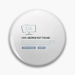 GeorgeNotFound Pins - GeorgeNotFound 404 Pin RB0906