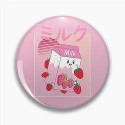 GeorgeNotFound Pins - Strawberry milk shake Pin RB0906