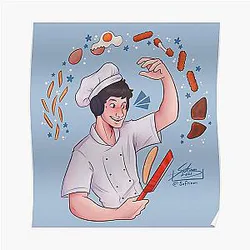 GeorgeNotFound Posters - Chef GeorgeNotFound Poster RB0906