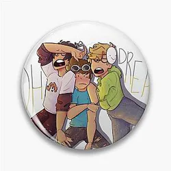 GeorgeNotFound Pins - Dream, GeorgeNotFound, Sapnap Sticker Pin RB0906