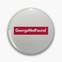 GeorgeNotFound Pins - GeorgeNotFound grey Pin RB0906