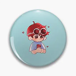 GeorgeNotFound Pins - GeorgeNotFound Eating Chocolate Pin RB0906