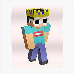 GeorgeNotFound Posters - GeorgeNotFound Glasses Funny Minecraft  Poster RB0906