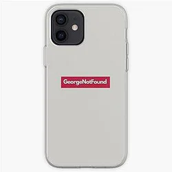 GeorgeNotFound Cases - GeorgeNotFound grey iPhone Soft Case RB0906