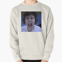 GeorgeNotFound Sweatshirts - GeorgeNotFound screams Pullover Sweatshirt RB0906
