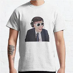 GeorgeNotFound T-Shirts - GeorgeNotFound in Goggles  Classic T-Shirt RB0906