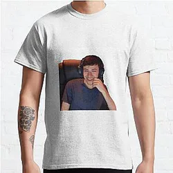 GeorgeNotFound T-Shirts - GeorgeNotFound smiling  Classic T-Shirt RB0906