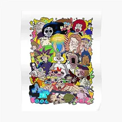 Meatcanyon Merch Cartoon Women Long Slee Poster