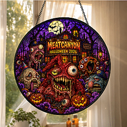 MeatCanyon Halloween 2026 Grotesque Monsters NTMD0709 Meatcanyon Suncatcher