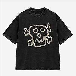 IIBTPUIYGTOM Washed T-Shirt NTT089 Meatcanyon T-Shirt