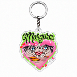 Papa Meat Margaret PTTT0909  Meatcanyon Keychain