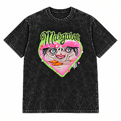 Papa Meat Margaret PTTT0909 Washed  Meatcanyon T-Shirt