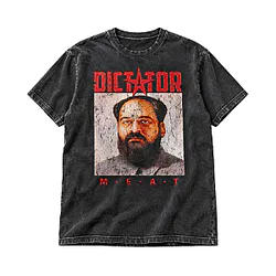 Dictator Meat  Washed T-Shirt NTT1910 Meatcanyon T-Shirt