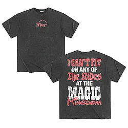 Too Big To Ride Washed T-Shirt NTT1910 Meatcanyon T-Shirt