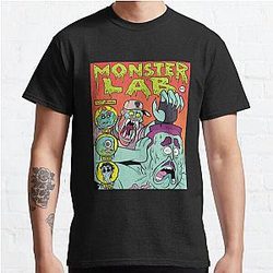 MONSTER LAB FIFTH EPISODE PRINT MEATCANYON Classic TShirt RB1212