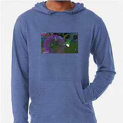Megabonk features a protagonist with a large weapon Megabonk Hoodies