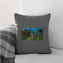 Megabonk's gameplay involves fighting enemies Megabonk Pillows Cover
