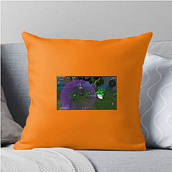 Megabonk features a protagonist with a large weapon Megabonk Pillows Cover