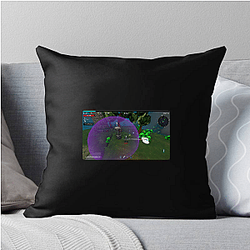 Megabonk features a protagonist with a large weapon Megabonk Pillows Cover