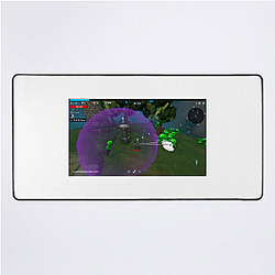 Megabonk features a protagonist with a large weapon Megabonk Mouse Pads