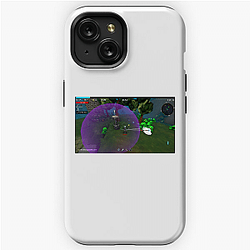Megabonk features a protagonist with a large weapon Megabonk iPhone Cases