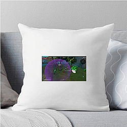 Megabonk features a protagonist with a large weapon Megabonk Pillows Cover