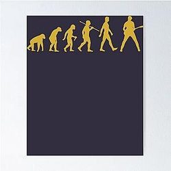 Sports Megadeth Guitar Player Evolution Poster
