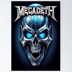 Megadeth shirt logo Poster