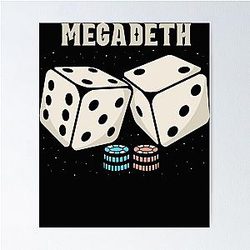megadeth Dice T-Shirt Poster