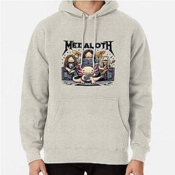 Axolotl Rock Band T-shirt - Megadeth Parody, If Megadeth were Axolotls Pullover Hoodie
