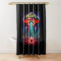 Megadeth Boston UFO Shower Curtain