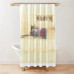 Megadeth - Risk - Version 1 Shower Curtain