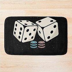 megadeth Dice T-Shirt Bath Mat