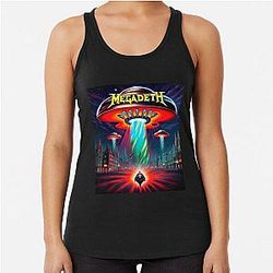 Megadeth Boston UFO Racerback Tank Top