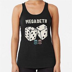 megadeth Dice T-Shirt Racerback Tank Top